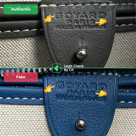 goyard vans replica|goyard bag identification.